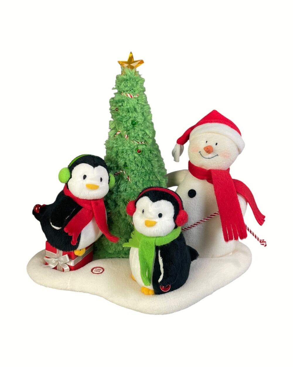 2006 Hallmark Jingle Pals Very Merry Trio Animated Musical Plush Decoration
